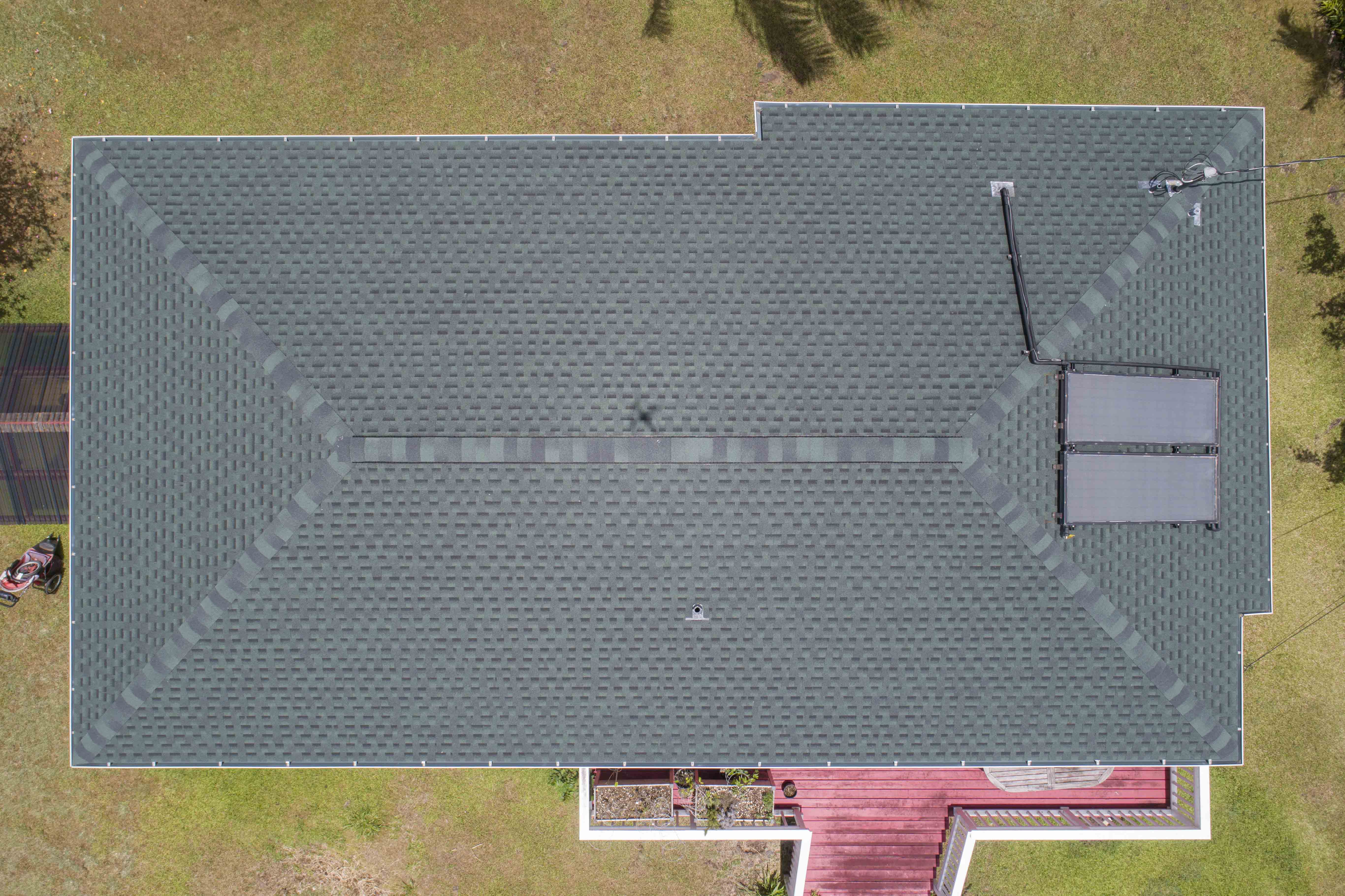 Aerial Shot, Roofing Project North Shore