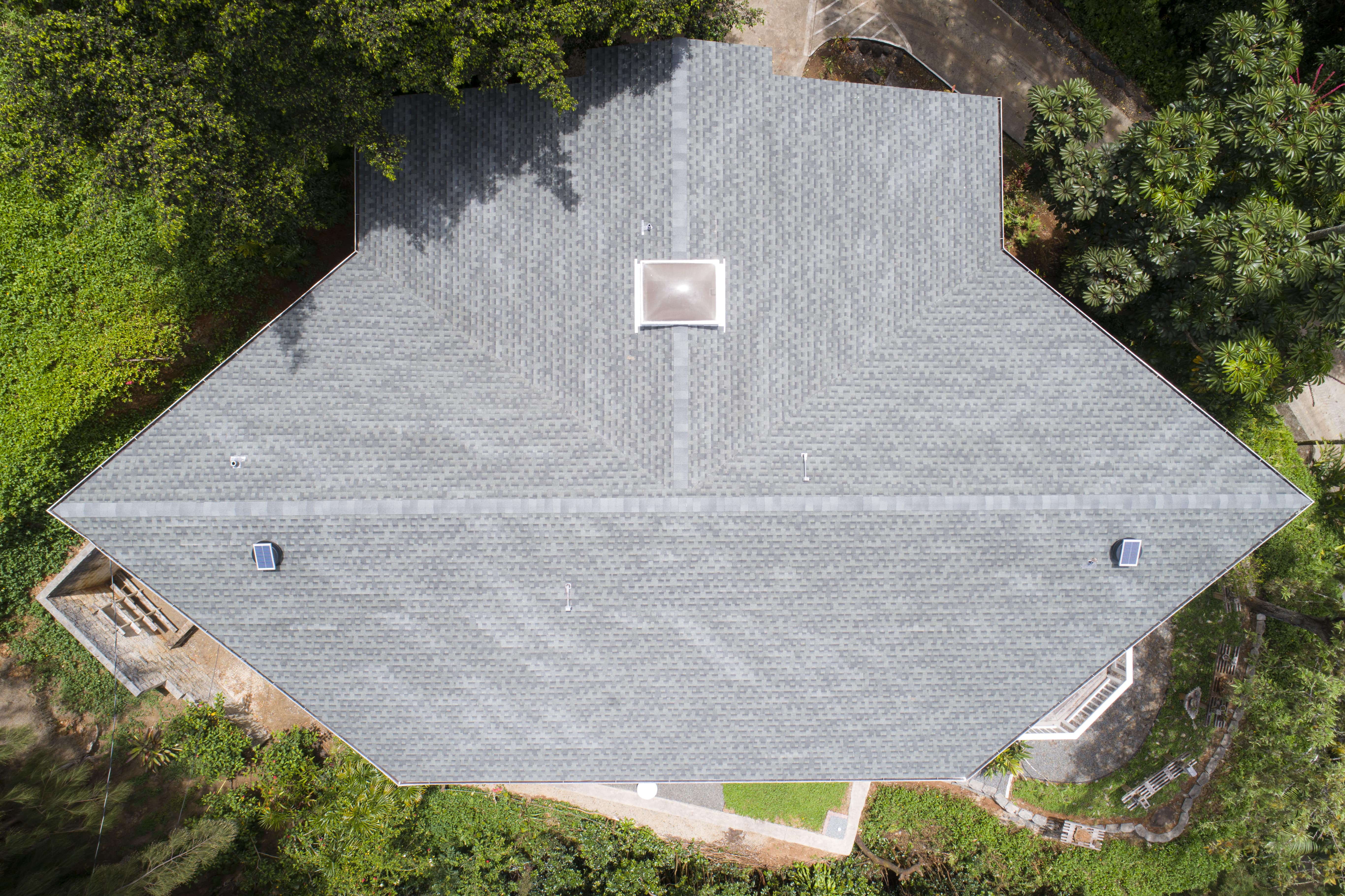 Pupukea Roofing Project Overhead View